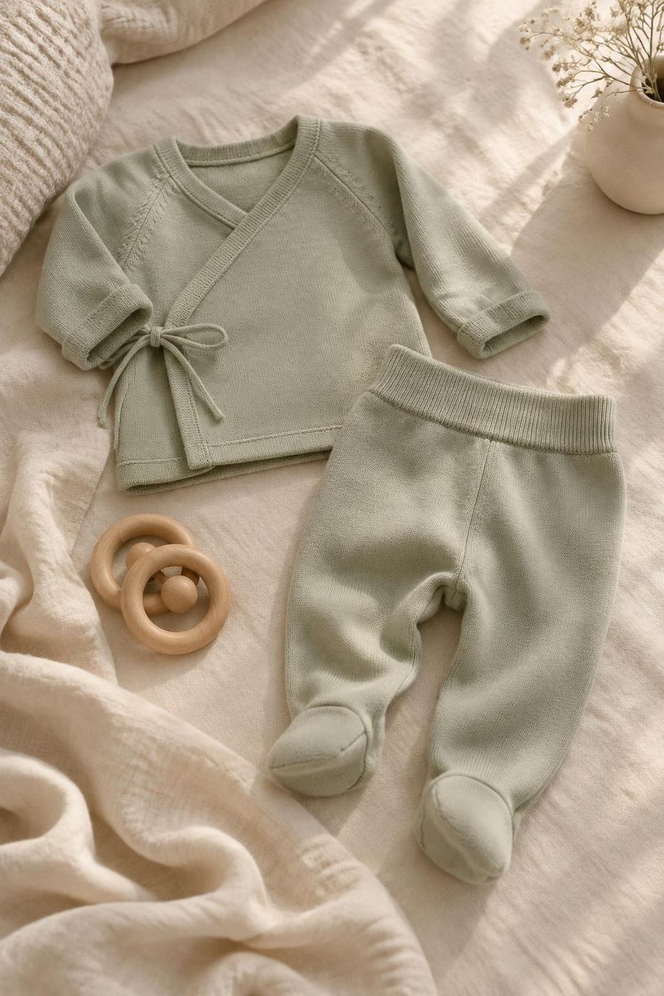 Newborn Wrap Knit, alternate colour