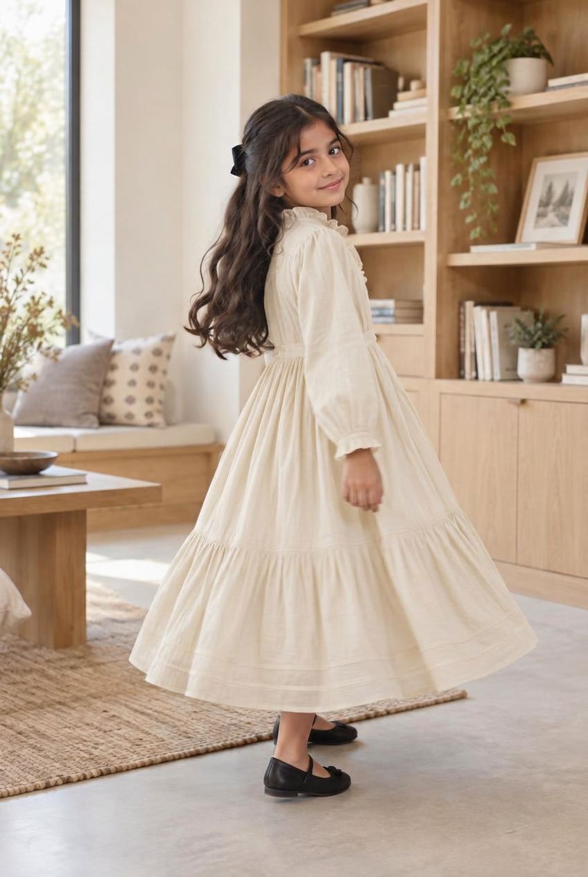 Gathered Everyday Dress, alternate colour