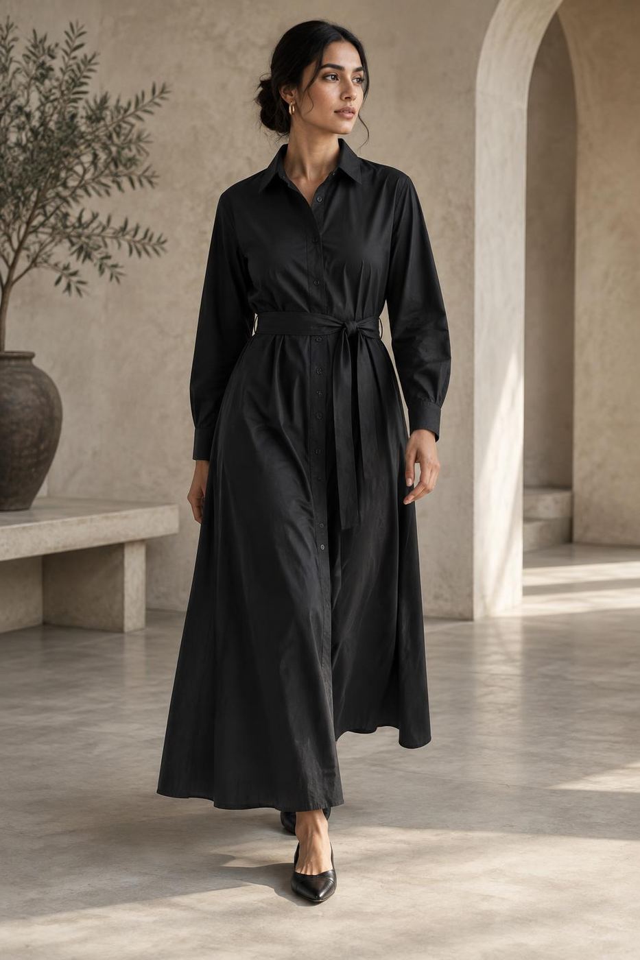 The Column Shirt Dress, alternate colour